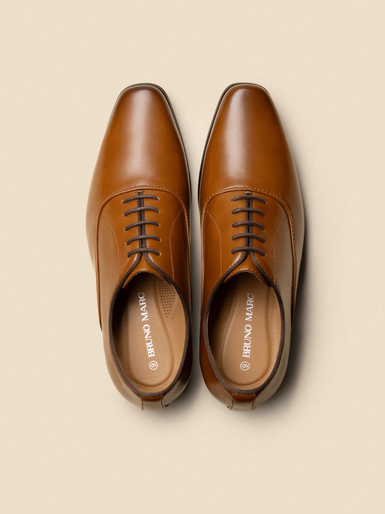 Formal Men Daily Wear Footwear - Brown Oxford Dress Shoes for Men,