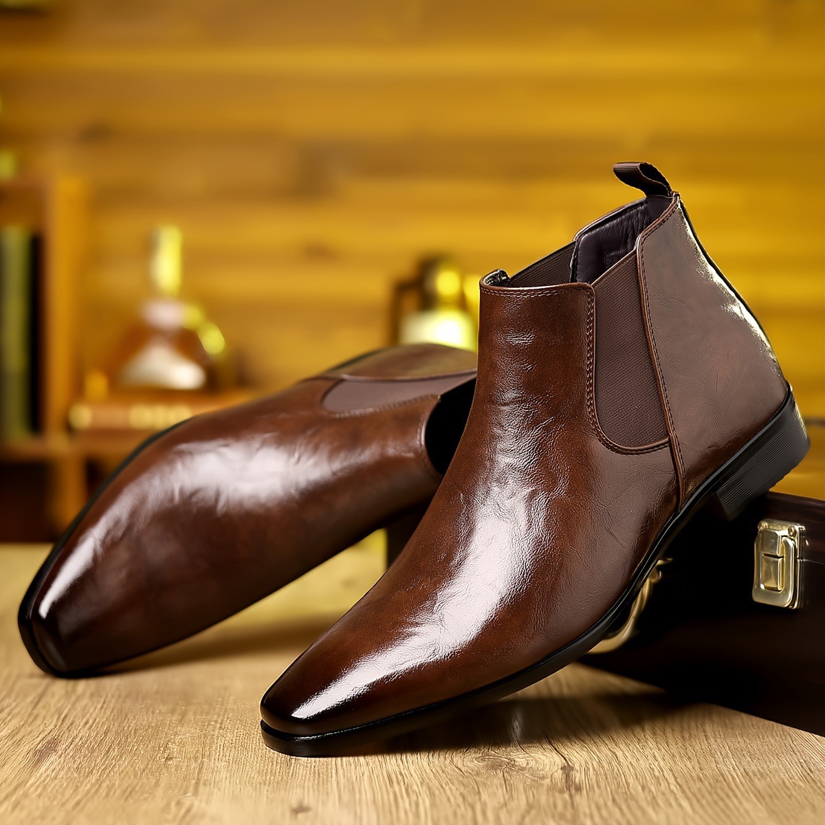 Chelsea Boots Leather Boots Au - Men Formal Wear With Boots 评论和价格