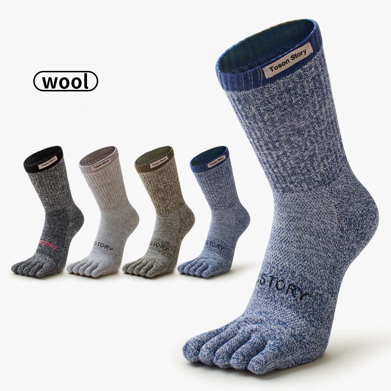 Merino Wool Five Finger Sports - Sock Garter Men 评论和价格