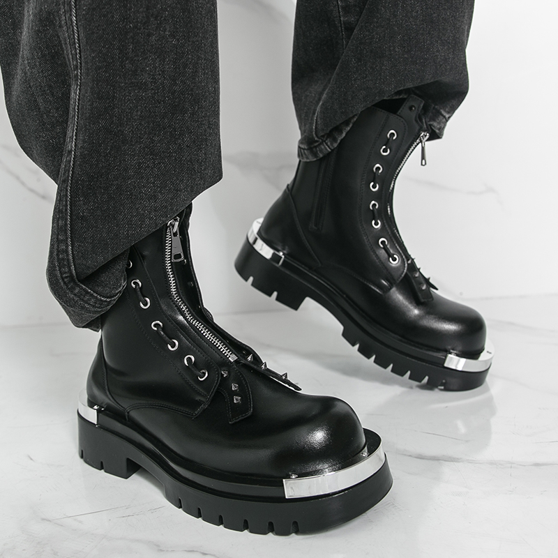 Men's thick soled boots Design - Men Formal Wear With Boots 评论和价格