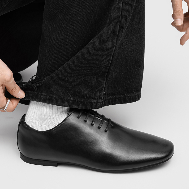 Men's Lace‑Up Oxford Dress Sho - Formal Men Daily Wear Footwear 评论和价格